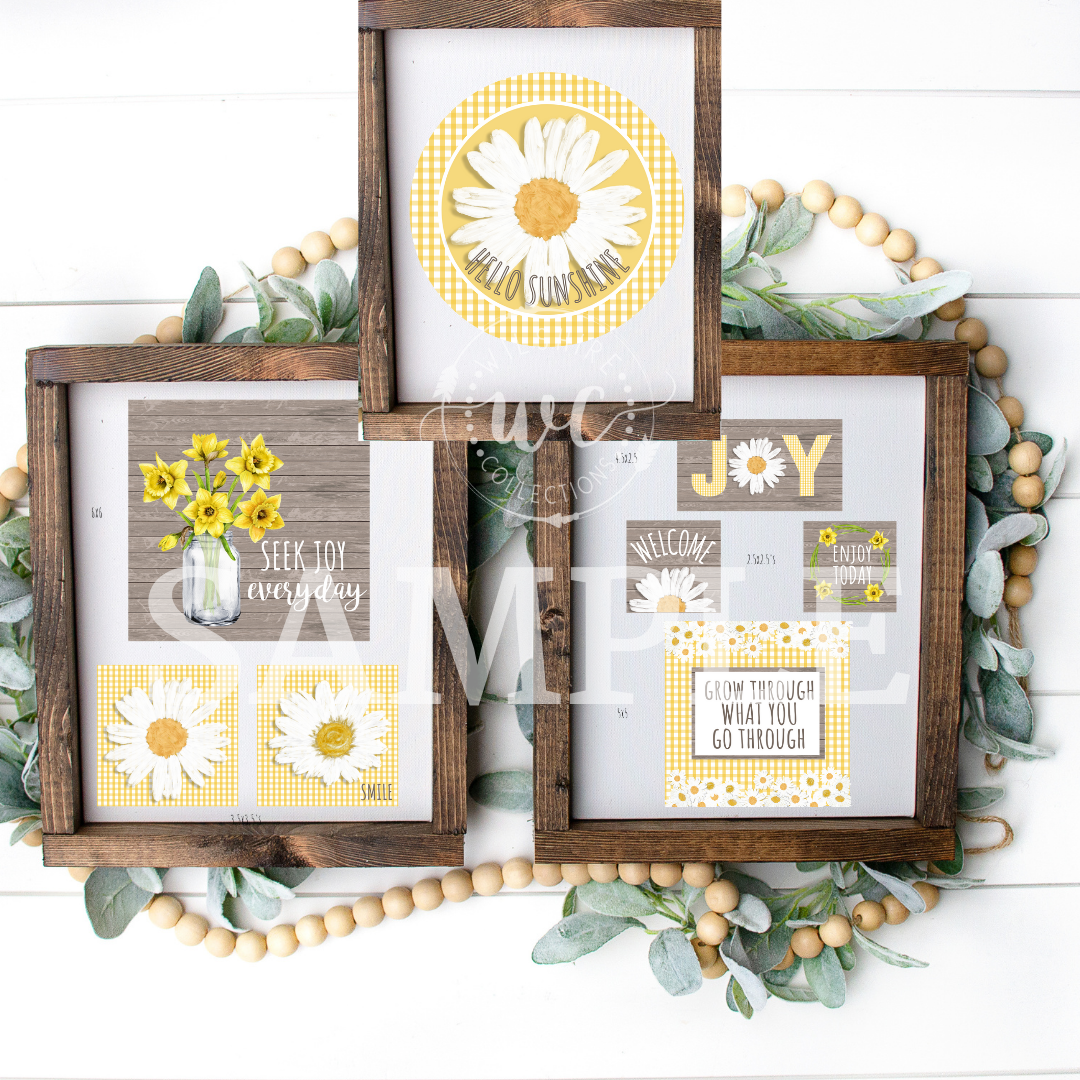 Daffodils & Daisies Printable Crafters Bundle