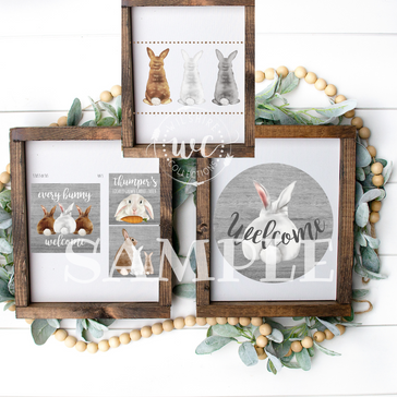 Every Bunny Welcome Printable Crafters Bundle