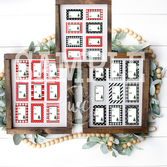 Christmas Gift Tags Printable Crafters Bundle