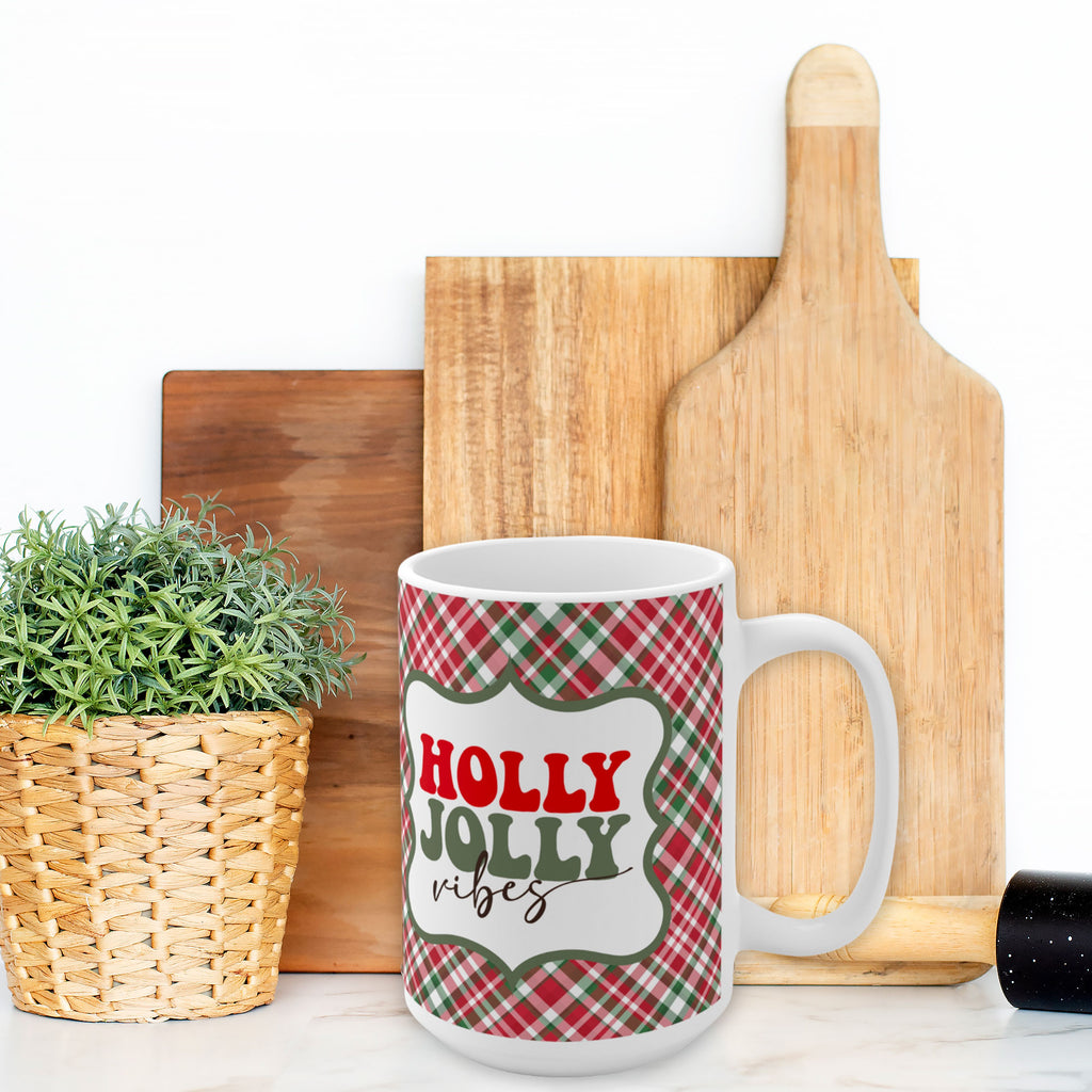 Holly Jolly Vibes Mug