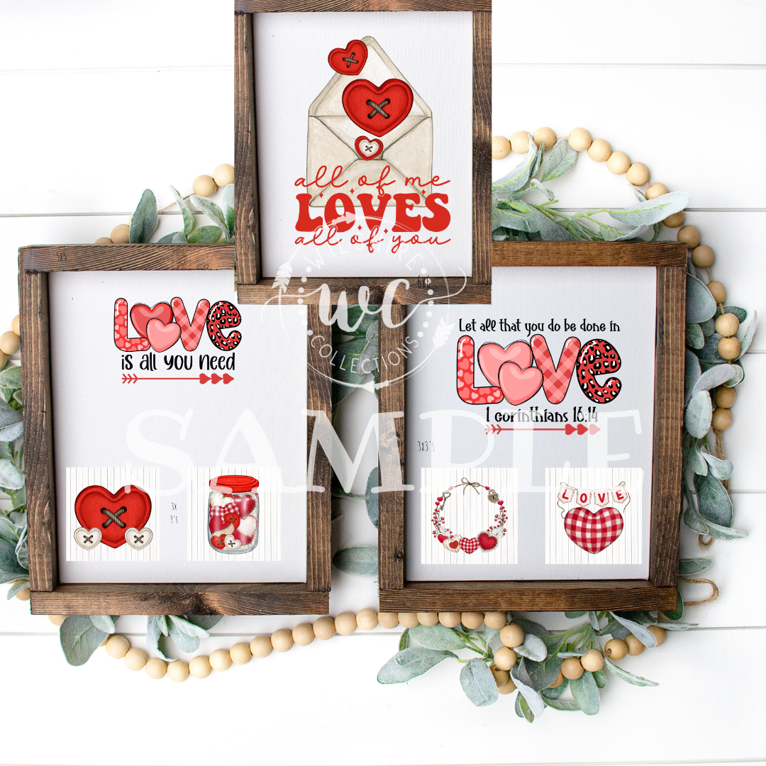 Love Is All You Need Printable Crafters Bundle