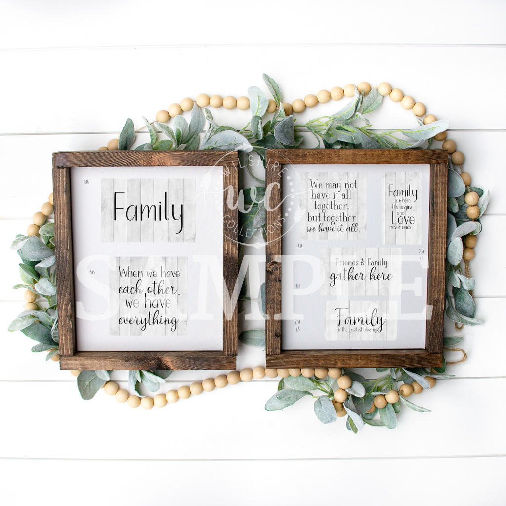 Family Life Printable Crafters Bundle