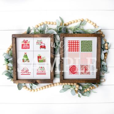 Christmas in July Cubes Printable Crafters Bundle