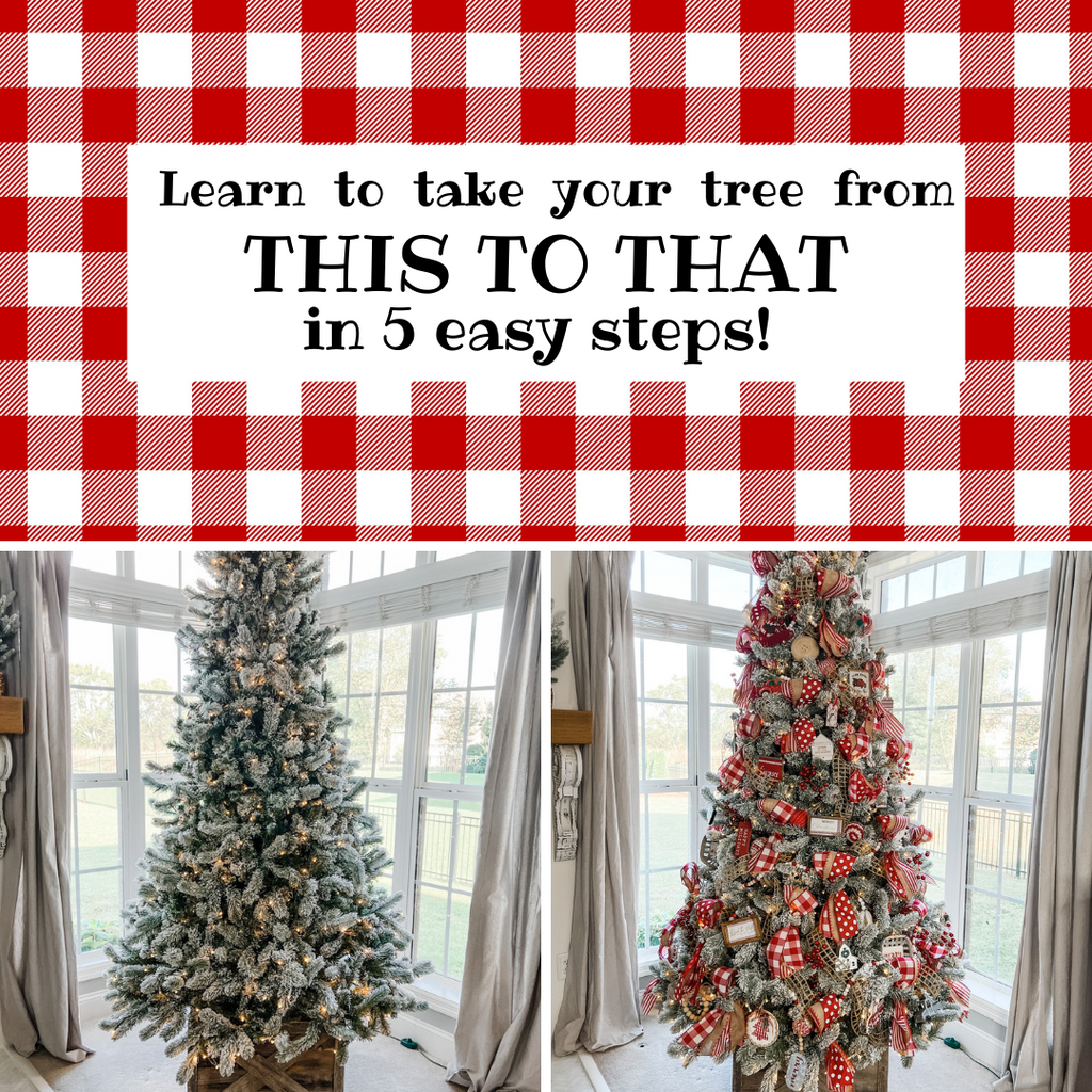(Latest Edition!) Decorate Your Christmas Tree With Ribbon Like A Pro  (Video Tutorial + Bonus Video)