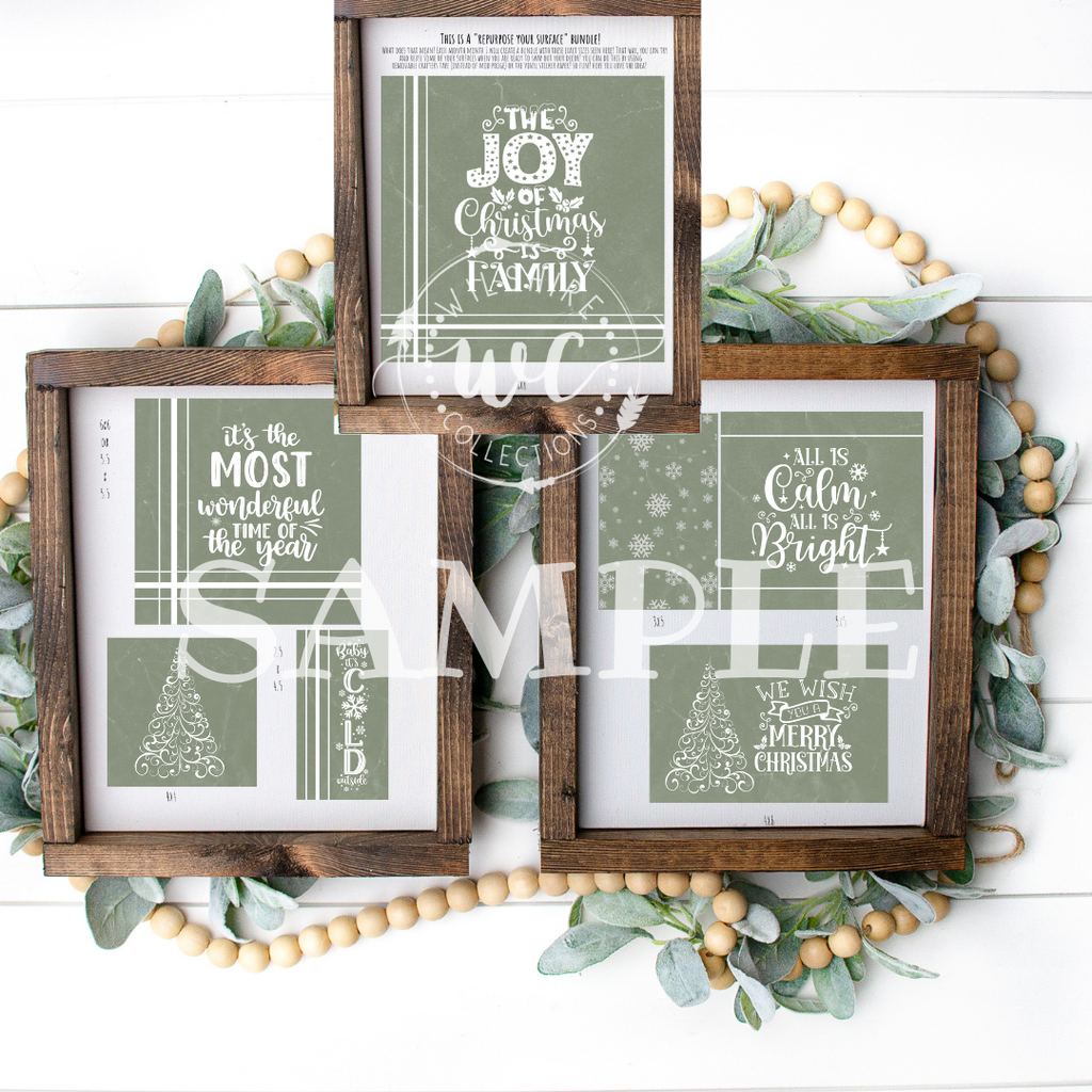 Most Wonderful Time Of The Year Printable Crafters Bundle