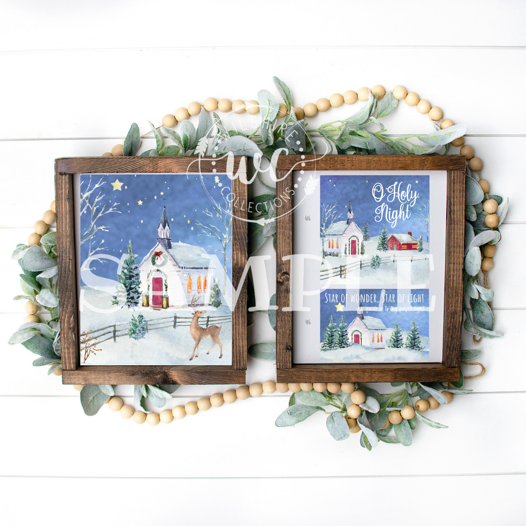 Winter Church Printable Crafters Bundle