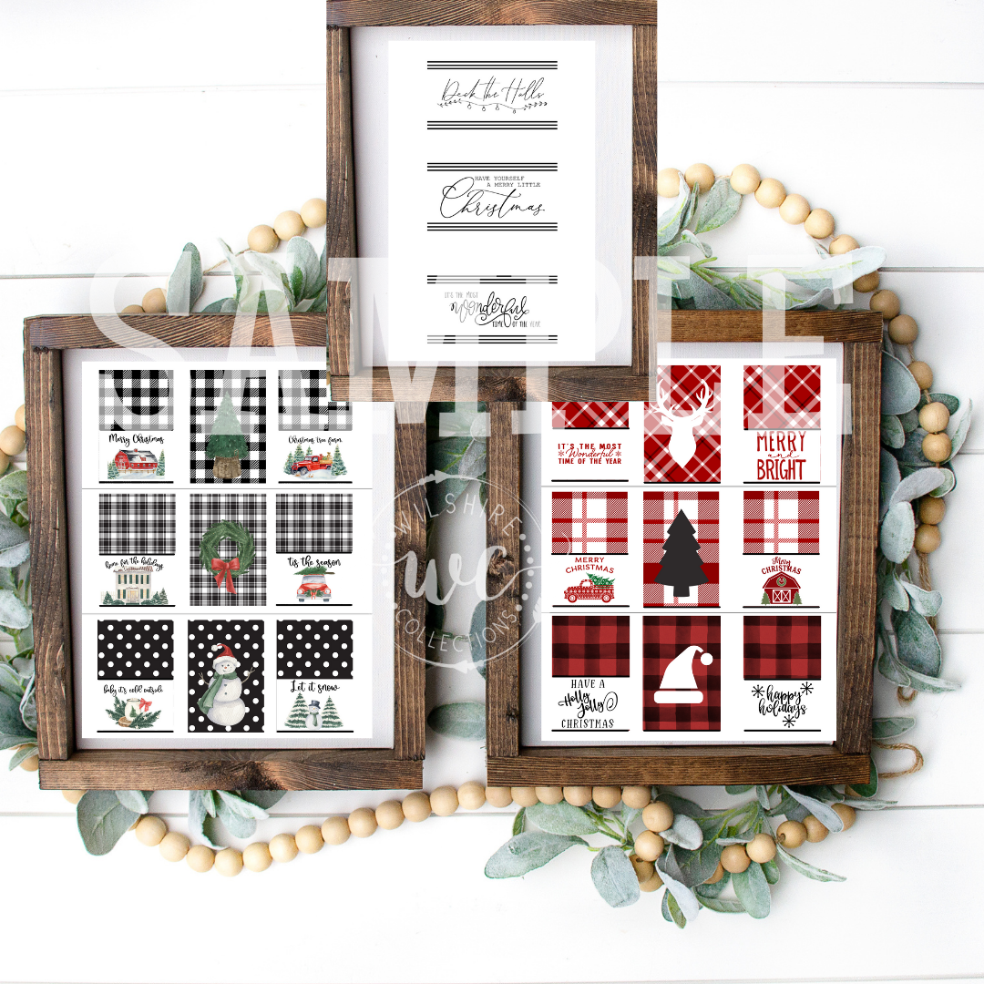 Black and Red Ornament Printable Crafters Bundle
