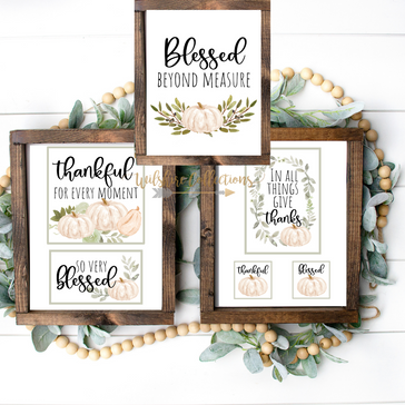 Thankful & Blessed Printable Crafters Bundle
