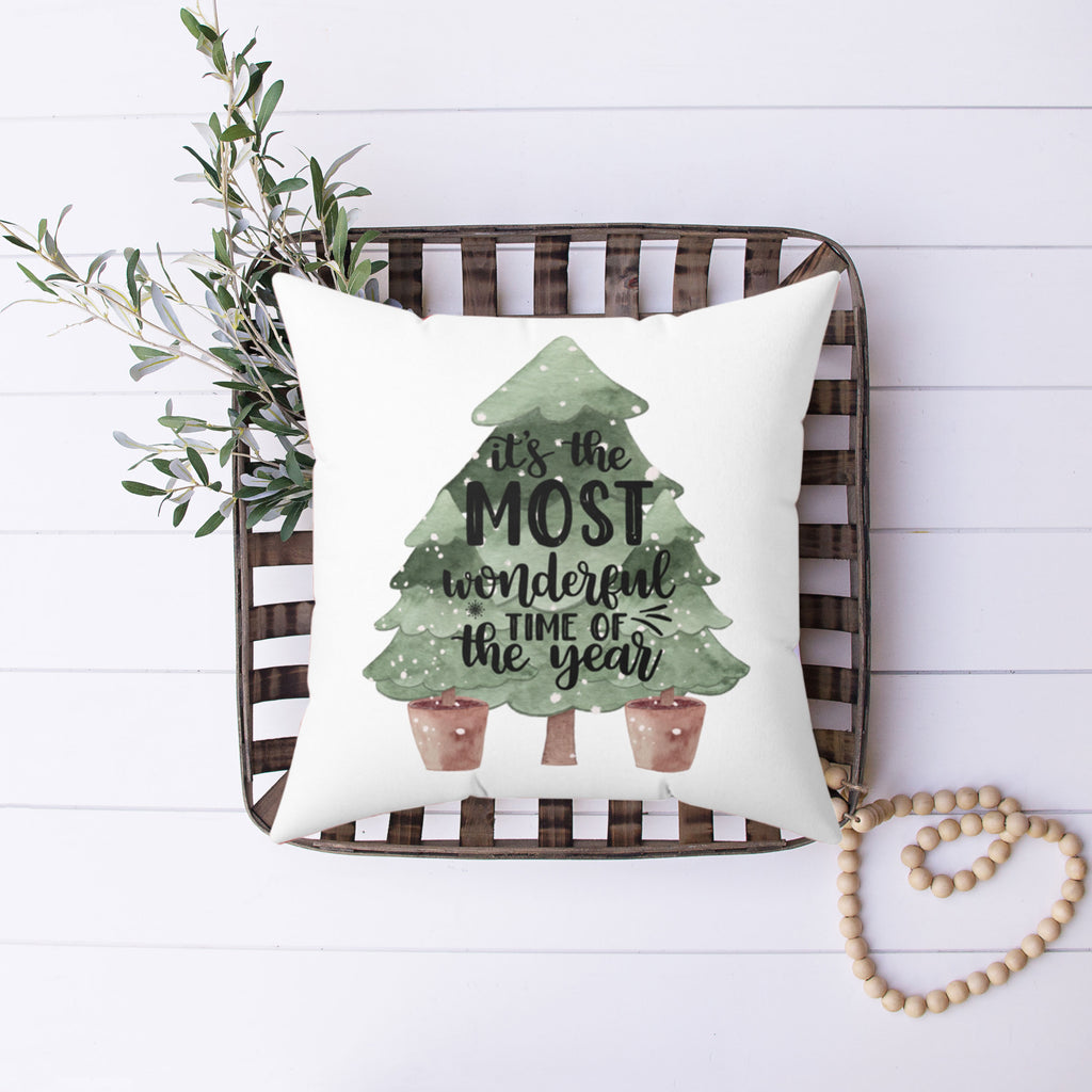 Wonderful Time Tree Pillow Cover
