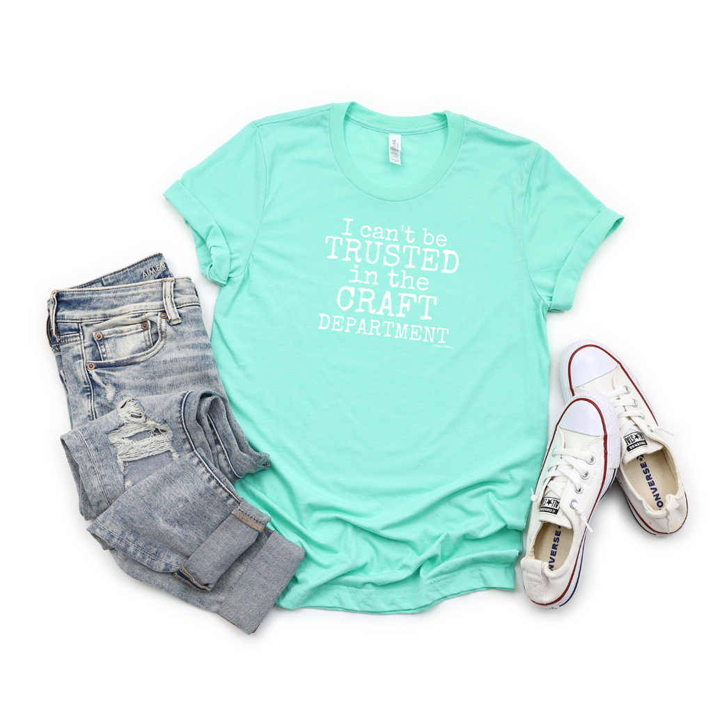 Can't Be Trusted Tee turquoise