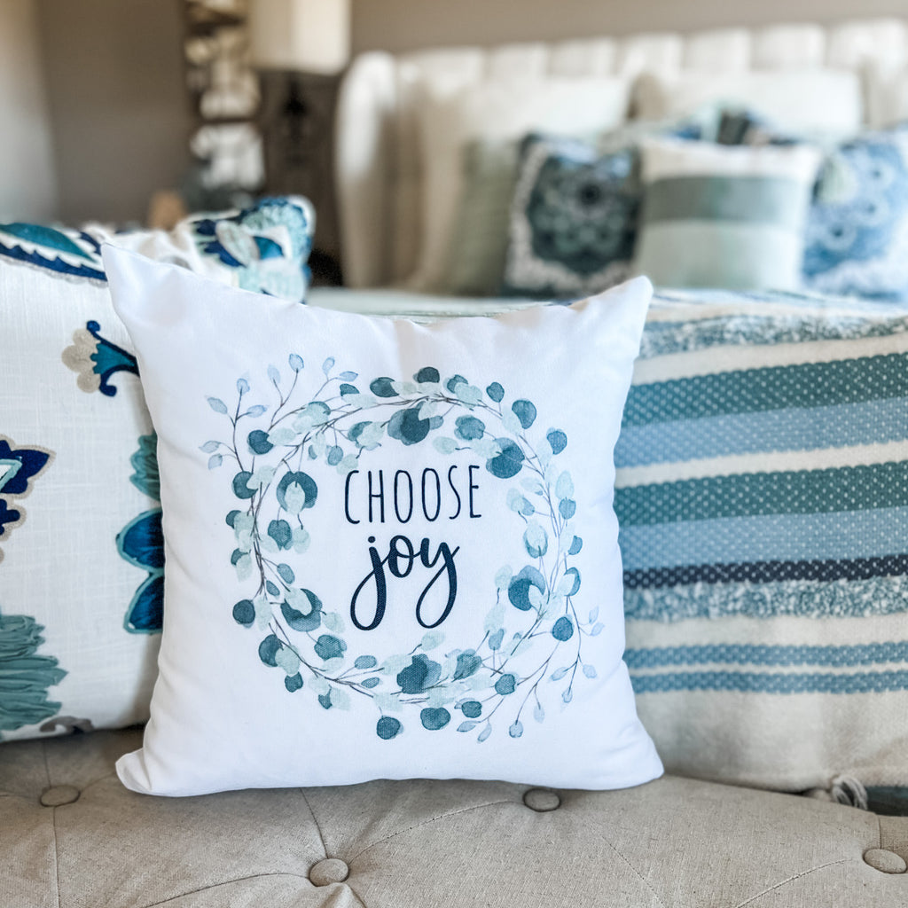 Choose Joy Pillow Cover