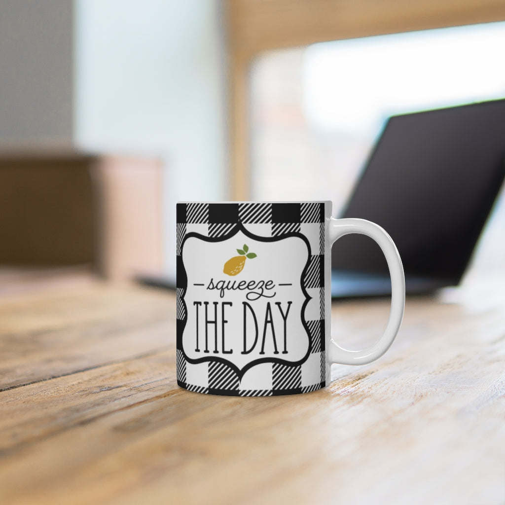 Squeeze the day mug