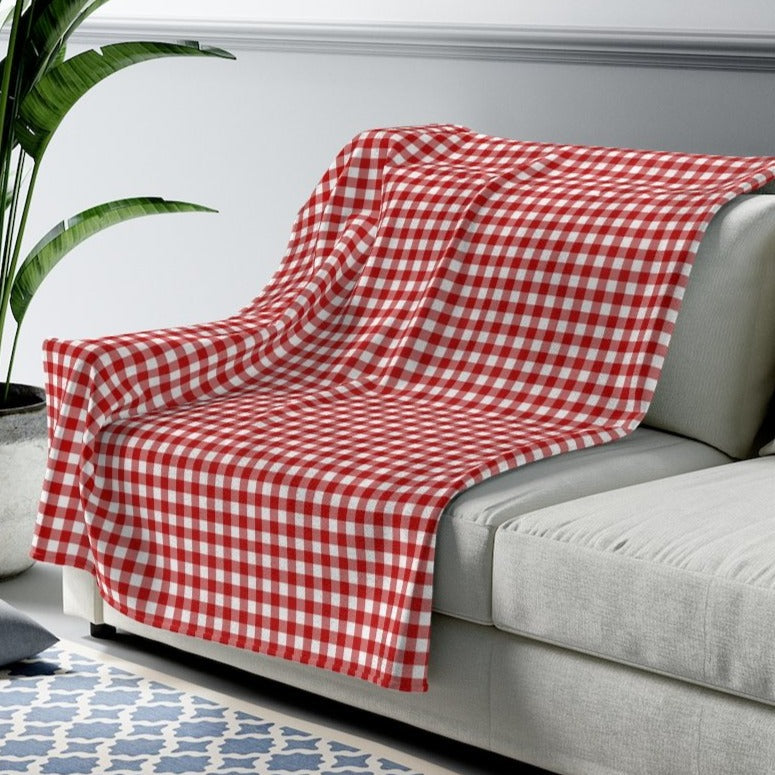 red-white-checkered-blanket